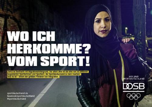 DOSB Kampagne Integration Zeina Ansicht